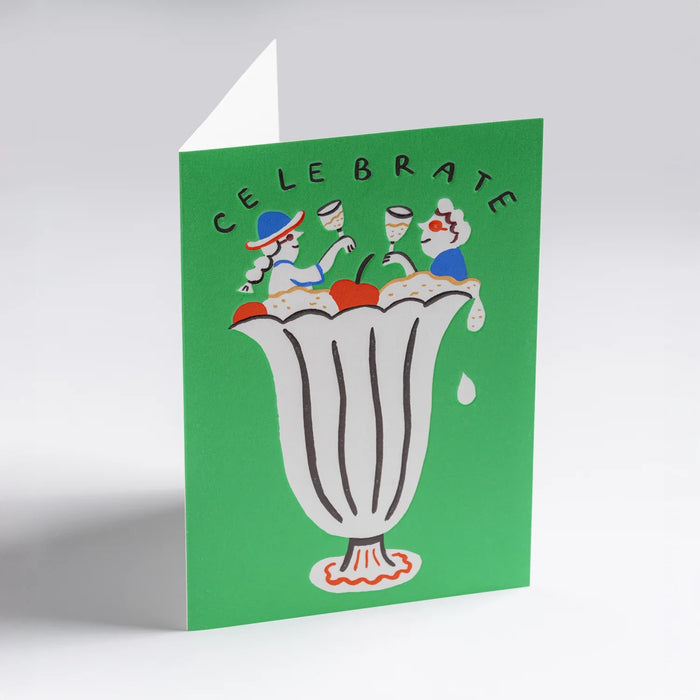 Grusskarte / Greeting Card / Marie Assénat / Celebrate Sundae Greeting Card