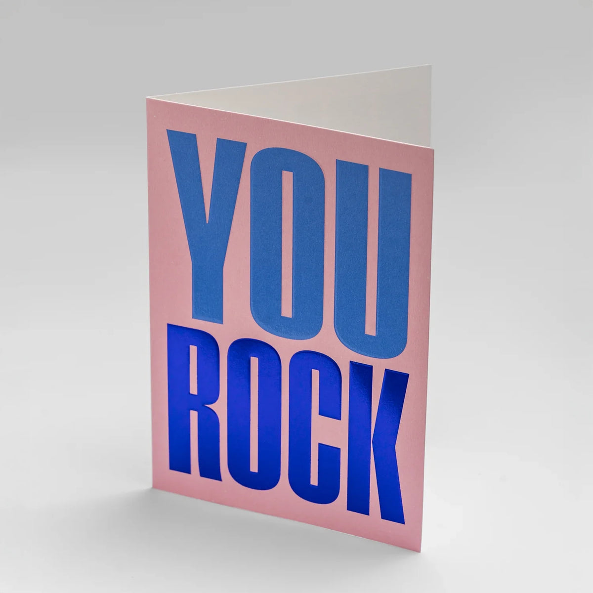 Grusskarte-Klappkarte-A6-Lagom-Grusskarte-Miso-Text-You-Rock-Produktansicht-aufgestellt