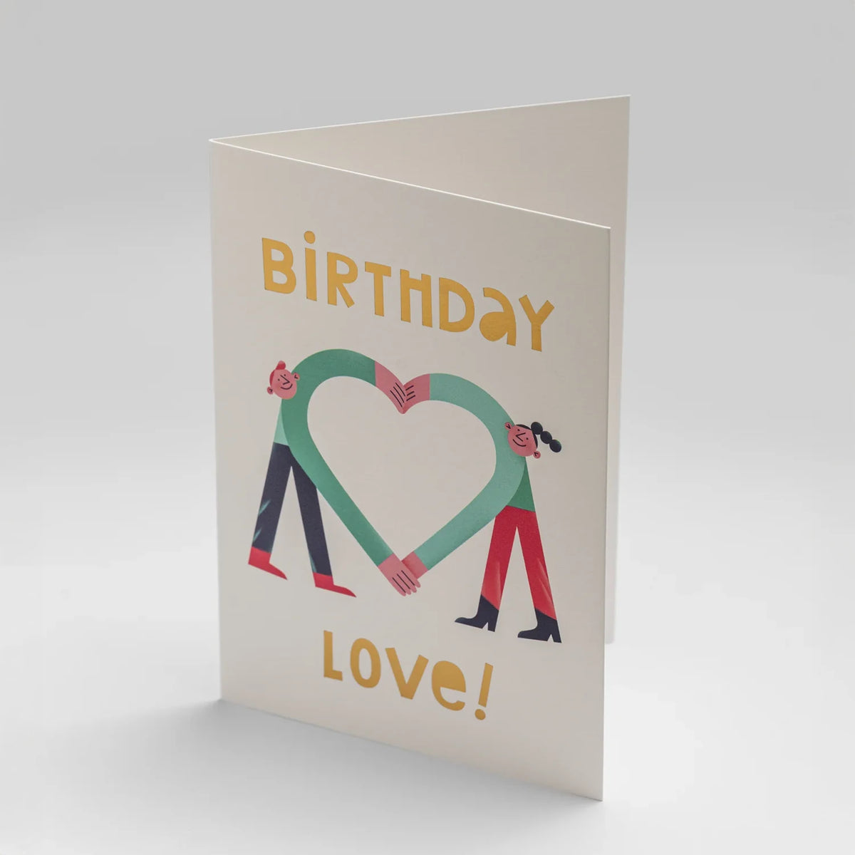 Grusskarte-Klappkarte-A6-Lagom-Grusskarte-TaniaYakunova-Text-Birthday-Love-Produktansicht-aufgestellt