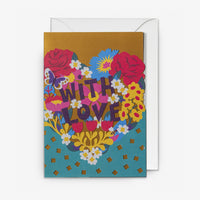Grusskarte-Klappkarte-mit-Umschlag-Format-A6-Hanna-_Werning-Orchid-LAser-Cut-KArte-With-_Love-_Floral-_Heart-Produktansicht