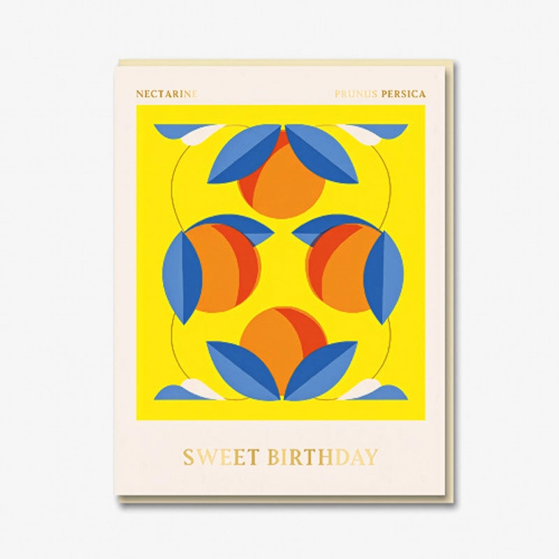 Grusskarte-Klappkarte-mit-Umschlag-lagom-Format-A6-DarlingClementine-Text-Sweet-Birthday-Produktansicht-mit-umschlag