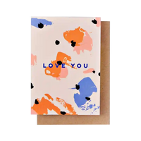 Grußkarte / Spot-Palette  Card / Love You