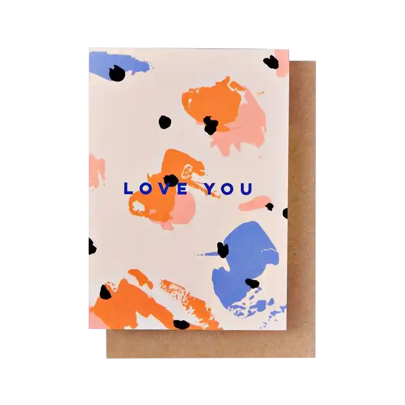 Grußkarte / Spot-Palette  Card / Love You