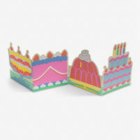 Grusskarte-Zierharmonikakarte-mit-Umschlag-Format-A6-Naomi-_Wilkinson-Orchid-LAser-Cut-Cake_Jelly-Card-Produktansicht
