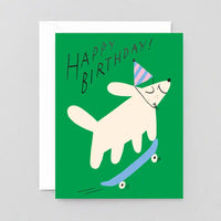 Grußkarte / mit Umschlag / „Happy Birthday Skateboard“