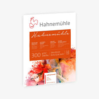 Hahnemuehle-300-Watercolour-Buettenpapier-300-gm_-Format-24x32cm-Block-10-blatt-cover-von