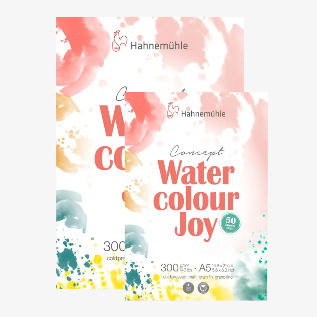 Concept Watercolour Joy / 300 g/m² / 50 Blatt / matt