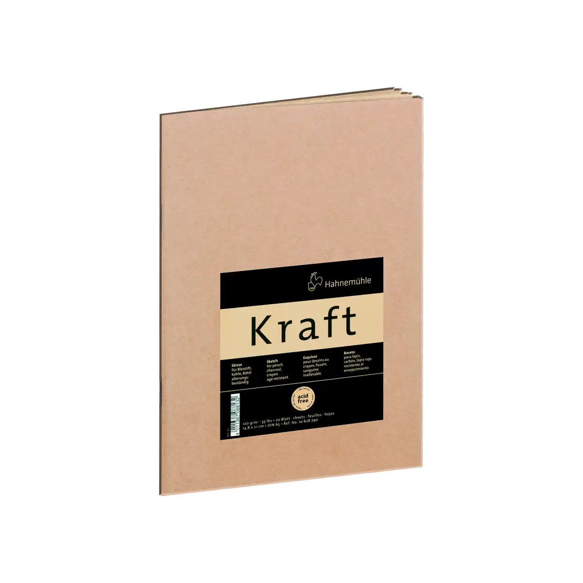 Kraftpapier Skizzenheft / 120grm2 / 20Blatt