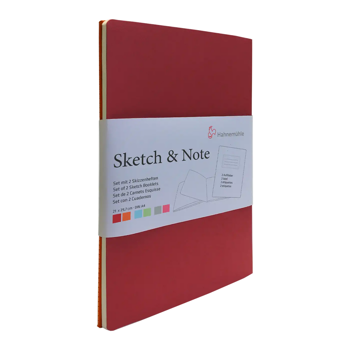 Sketch&Note / Skizzenhefte Blanko / 2er Set / Red Bundle