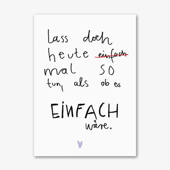 Halfbird-Postkarte-Motiv-Lass-mal-so-tun-A6