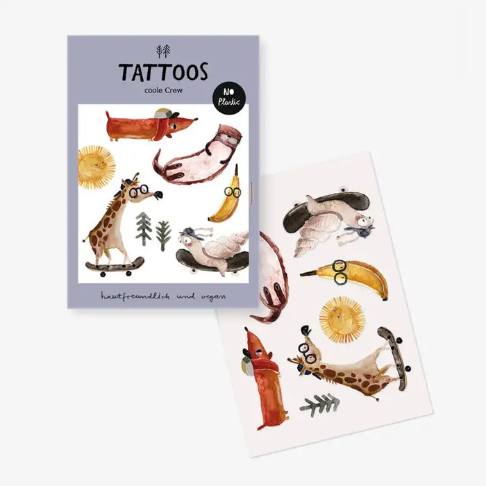 Halfbird-Tattoos-cooleCrew-Pocket-Edition-Verpackung-und-Produkt