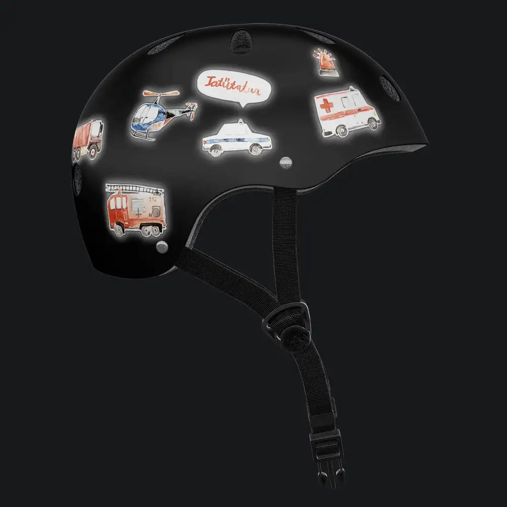 Halfbird-reflektierende-Aufkleber-Fahrzeugei-PocketEdition-Produkt-Ambient-Helm-dunkel