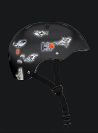Halfbird-reflektierende-Aufkleber-Hai-PocketEdition-Produkt-Ambient-Helm-dunkel