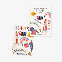 spülmaschinenfeste Sticker / Schulkind