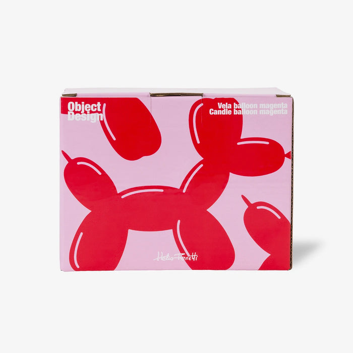 Helio-Ferretti-Balloon-Kerze-Magenta-BALLOON-DOG-CANDLE-Verpackung