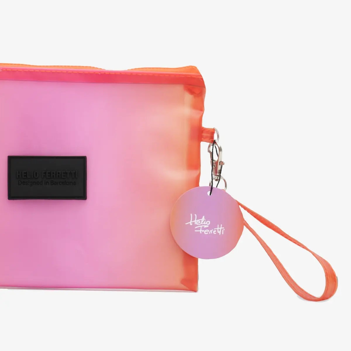 Helio-Ferretti-Clutch-Sunset-leuchtend-orange-Prouktansicht-seitlich-vergrössert