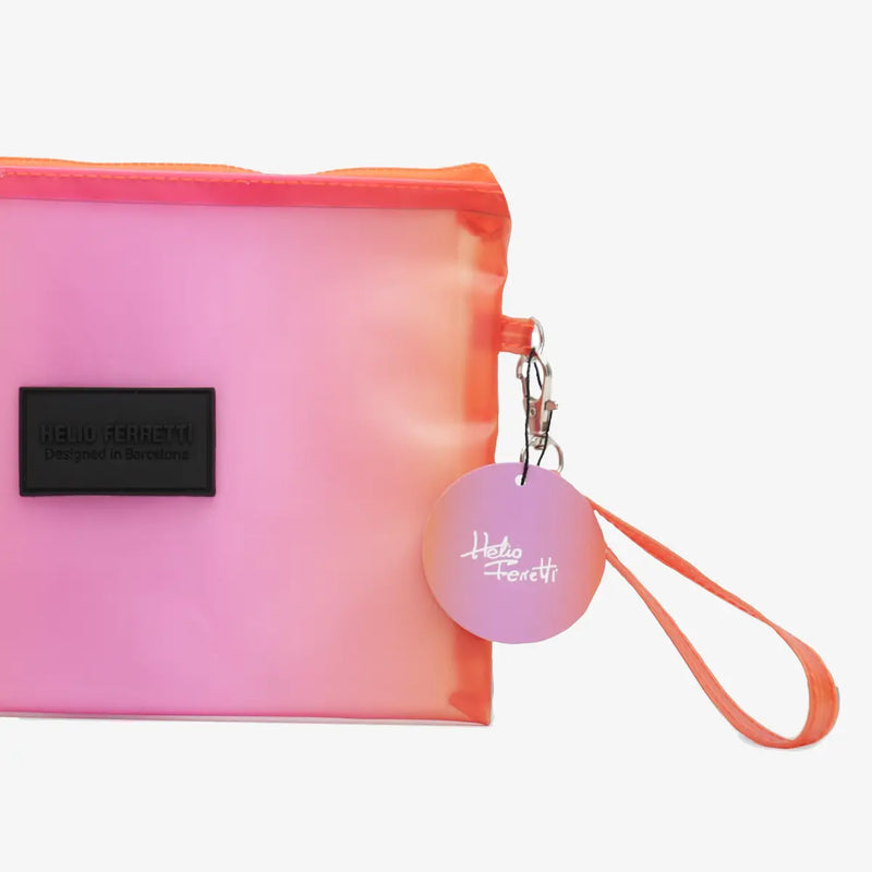 Helio-Ferretti-Clutch-Sunset-leuchtend-orange-Prouktansicht-seitlich-vergrössert