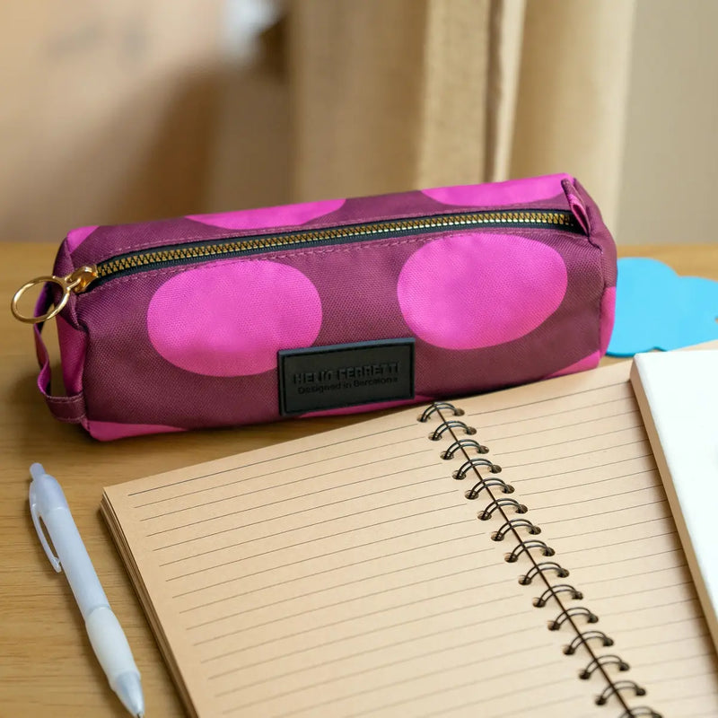 Federmappe / Stiftetasche / Pink Wine