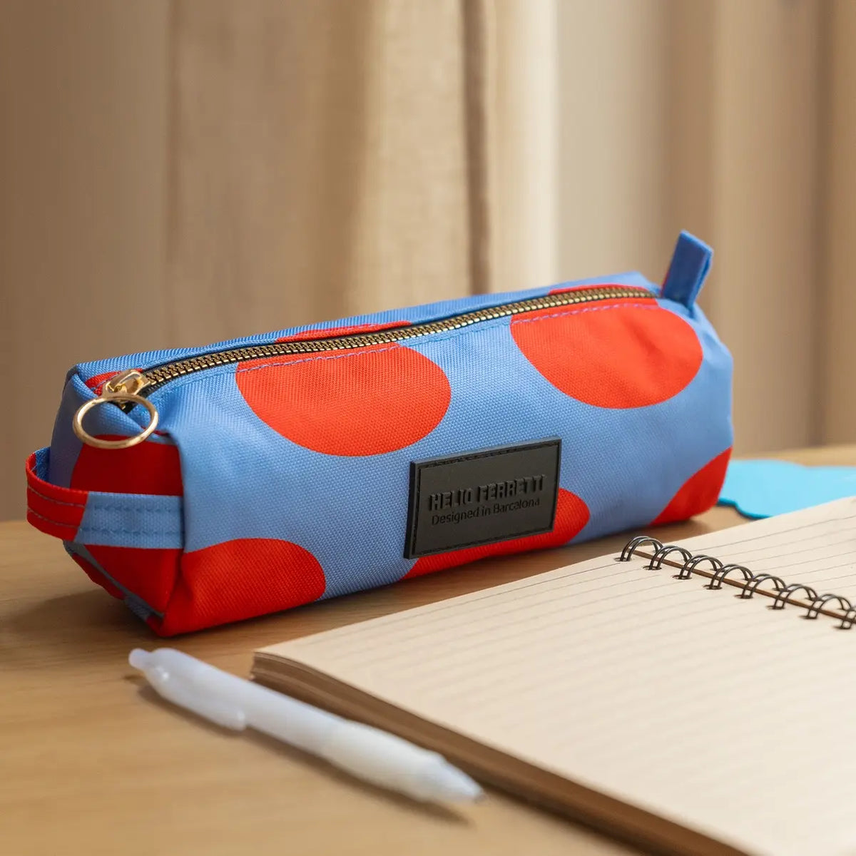 Federmappe / Stiftetasche / FLAMENCO BLAU
