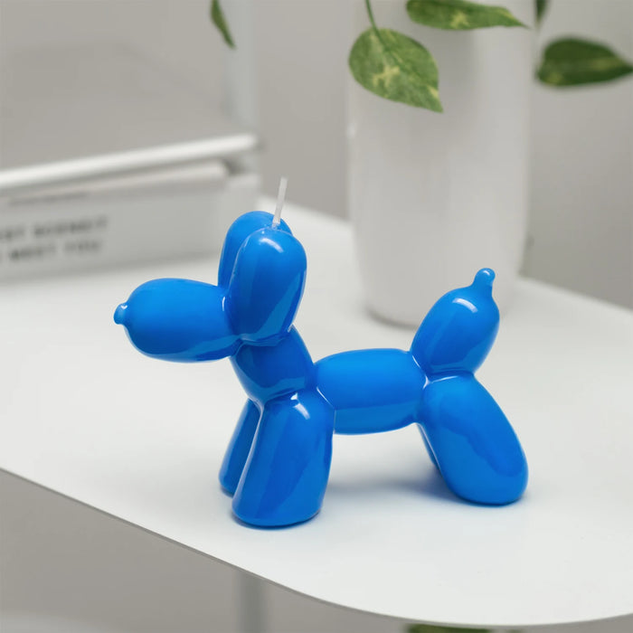 Helio Ferretti | Balloon Kerze | ELECTRIC BLUE BALLOON DOG CANDLE