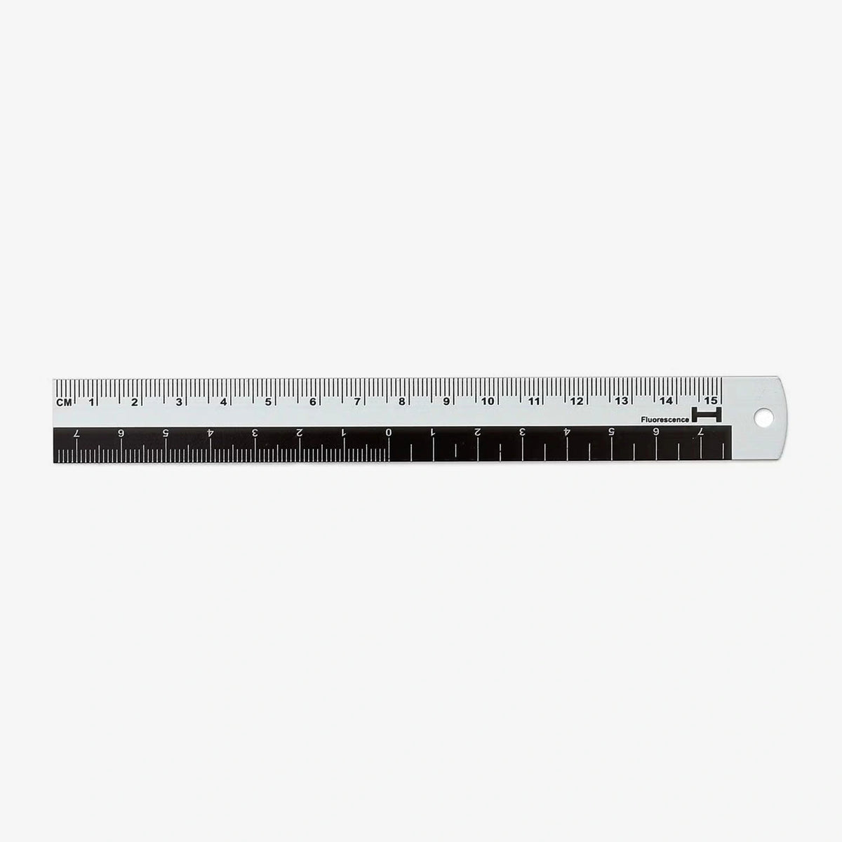 Hightide-Lineal-Aluminium-15cm-Schwarz-Produktansicht-oben