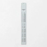 Hightide-Lineal-Aluminium-15cm-neogelb-Produktansicht-Rueckansicht