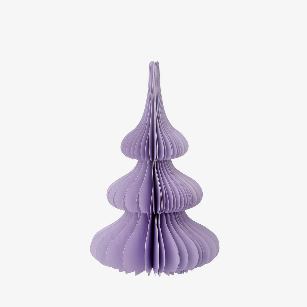 Honeycomb-Baum-Spruce-Groesse-H20cm-FArbe-Lavender-Aufgestellt-produktansicht-vorn