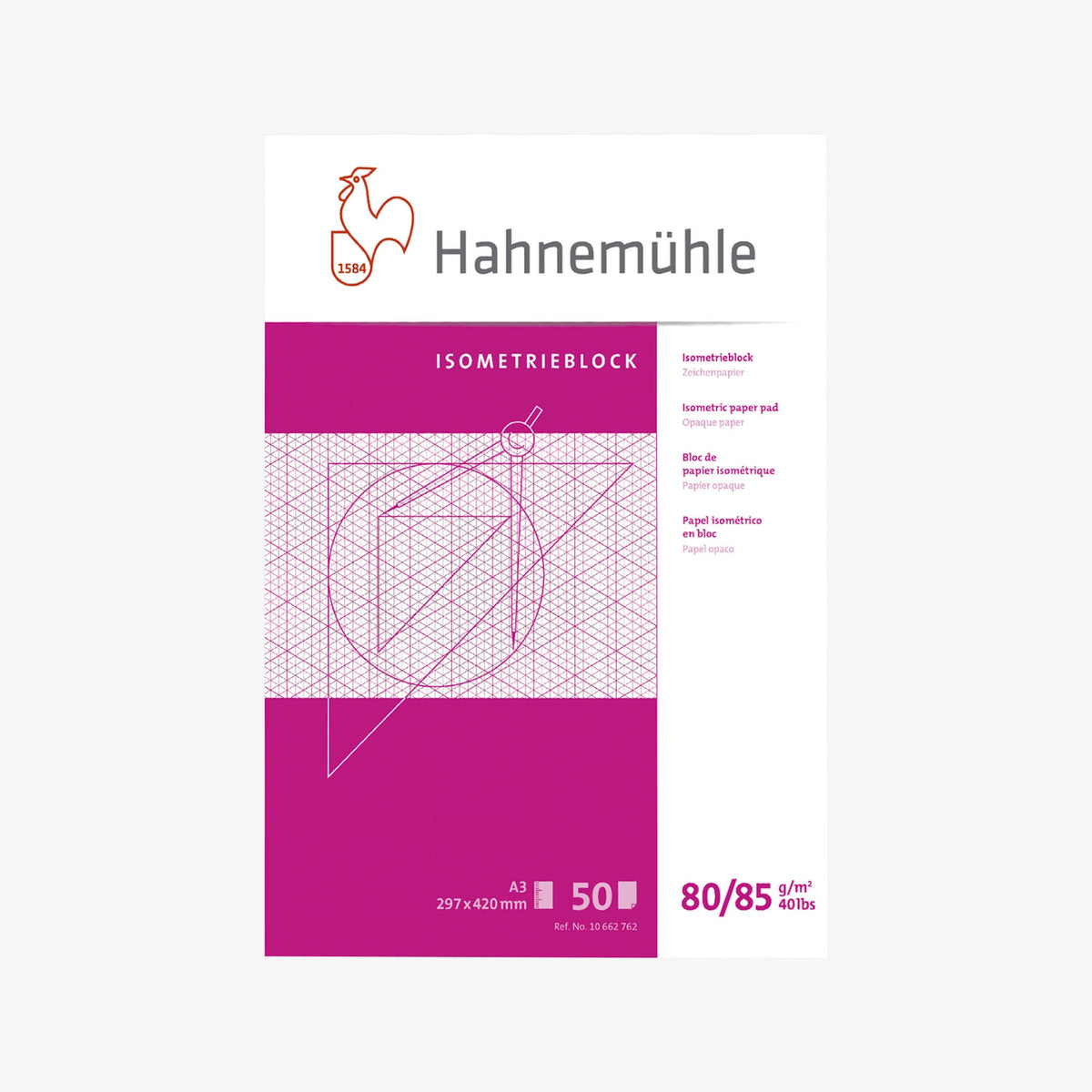 Isometrieblock-A4-80grm-50Blatt_Hahnemuehle-Produktansicht-cover-vorn