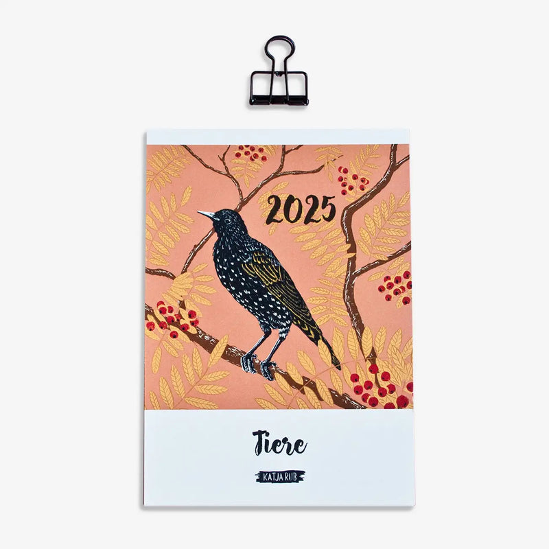 Jahreskalender / 2025 / A5 / Tiere