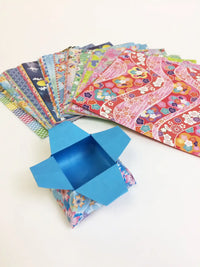 Japanese Paper Place | Origamipapier Doppelseitig | 120 Blatt | in einer PVC Box | 15x15cm