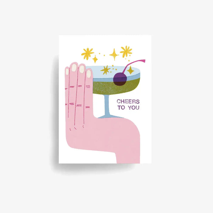Jung-wie-Alt-Postkarte-A6-Cheers-to-you-Produktansicht