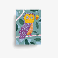 Postkarte / Eule
