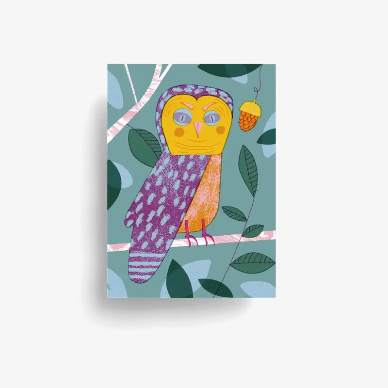 Postkarte / Eule