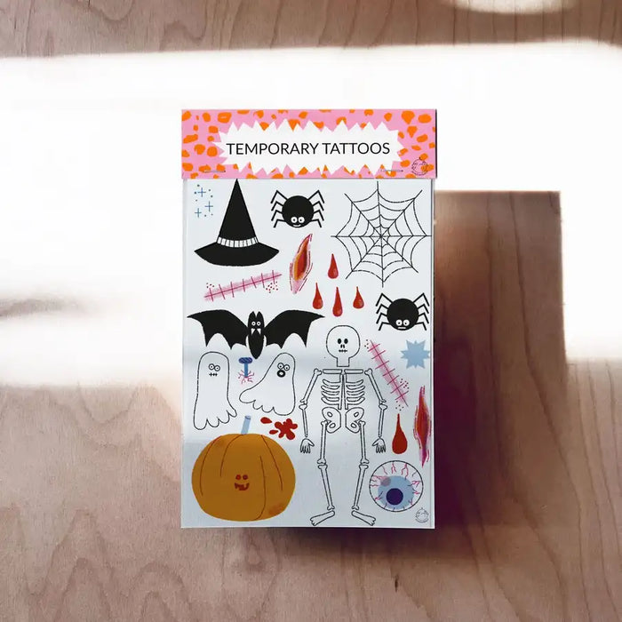 Jung-wie-Alt-temporaere-tattoos-A6-Halloween-Produktansicht-in-Verpackung-2