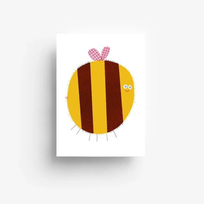 Postkarte / Biene