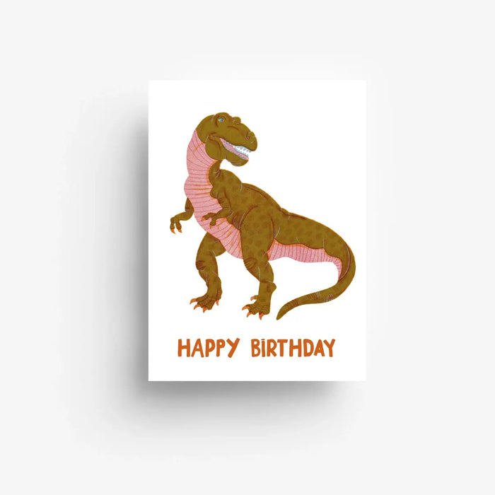 Postkarte /Happy Birthday Dino