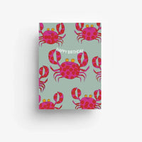 Postkarte / Geburtstagskrabben