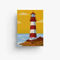 Postkarte / Leuchtturm