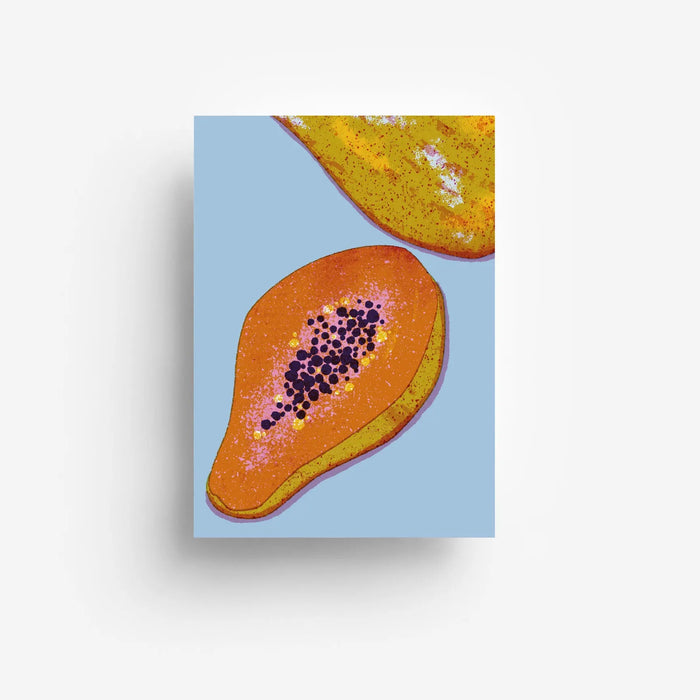 Postkarte / Papaya