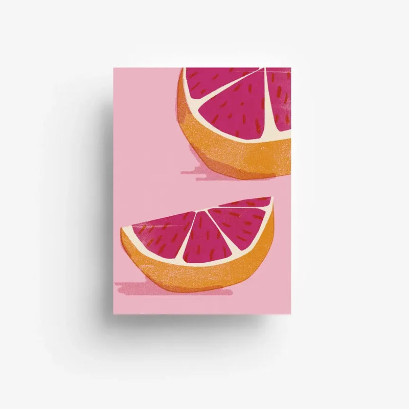 Postkarte / Grapefruit
