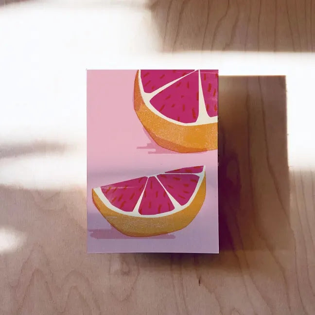 Postkarte / Grapefruit