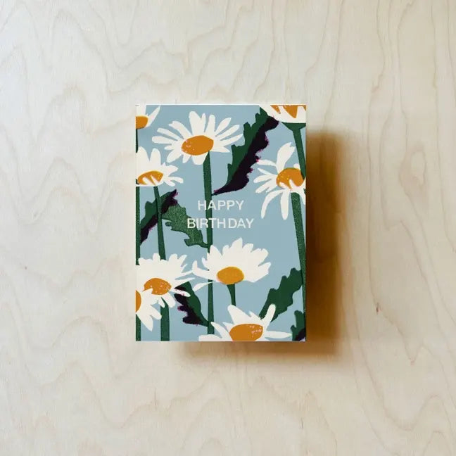 Postkarte / Geburtstagsblumen