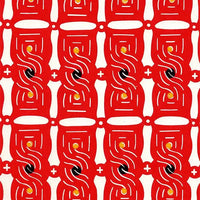 KAtazome-Shi-Bogen-Ausschnitt-Motiv-red-Shape-Pattern-2