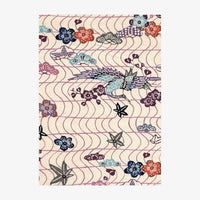 KAtazome-Shi-Bogen-Ausschnitt-Motiv_-_Blumen_-Mustern-Kranich-Blumen-_auf-_Strichraster-pastell