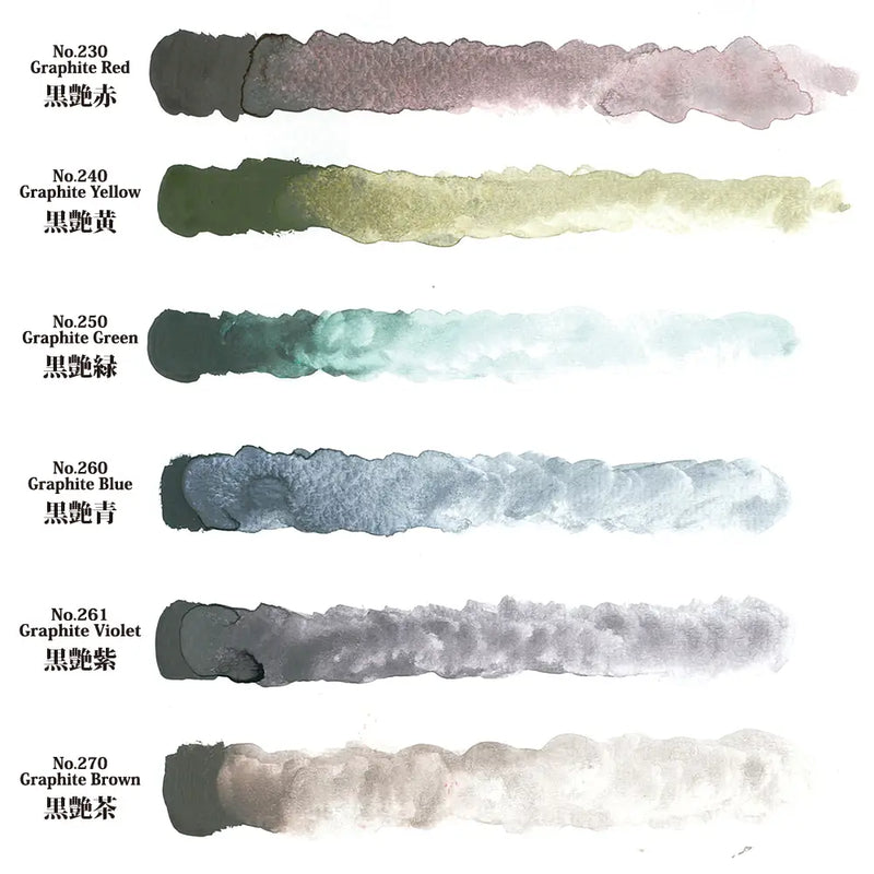 GANSAI TAMBI / Graphite Colors / 6 color set