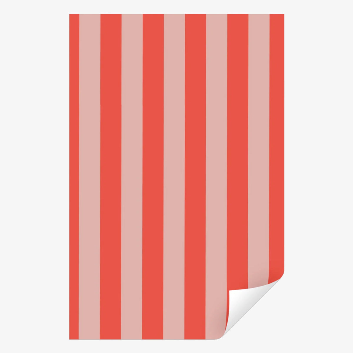 Kado-Geschenkpapierrolle-Ole-_stripes_-_poppy-_red_litchi-_70_cm_x_3m-Produktansicht-ganzer-bogen