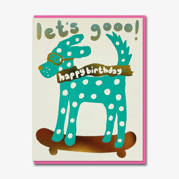 Karte-mit-umschlag-Artist-Emma-Emmerson-Motiv-Lets-Gooo_-Happy-Birthday-Text-Lets-Gooo_-Happy-Birthday-A6-cover-vorn-Produktansicht-2