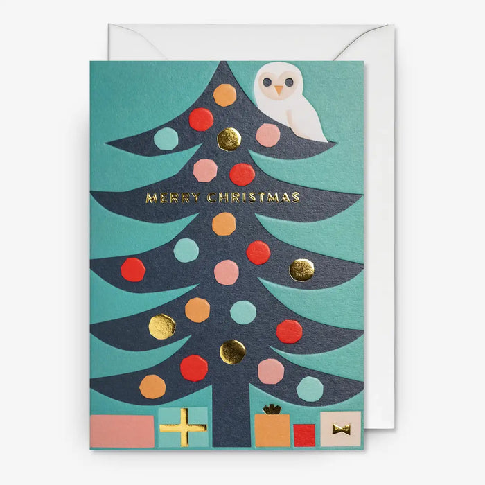 Karte-mit-umschlag-Artist-Myriam-Van-Neste-Motiv-Gifts-Under-the-Tree-Christmas-Text-Merry-Chrismas-A6-cover-vorn-Produktansicht-2