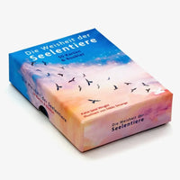 Kartenspiel-Laurence-king-verlag-Die-Weisheiten-der-Seelentiere-50Karten-und-Booklet-verpackung-cover-seitlich-von-vorn