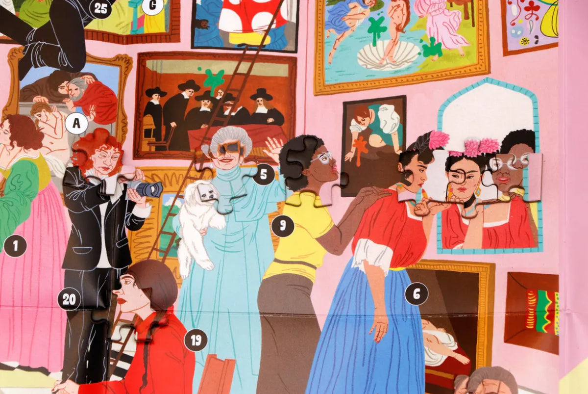 Laurence-king-verlag-Puzzle-fuer-Erwachsene-Die-grosse-feministische-Kunstparty-Puzzle1000teilig-Poster-zoom-2